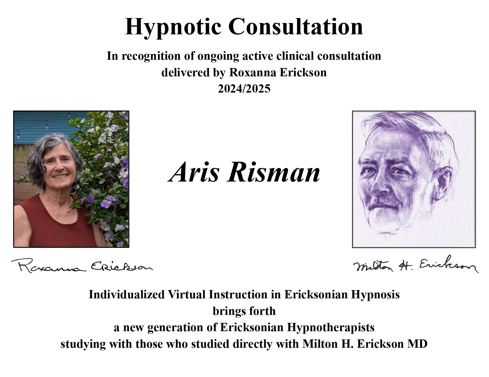 Ericksonian Hypnosis Certification